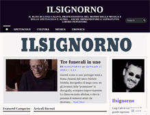 Tablet Screenshot of ilsignorno.com